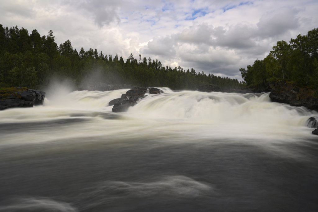 Waterfall near Bardu, Norway