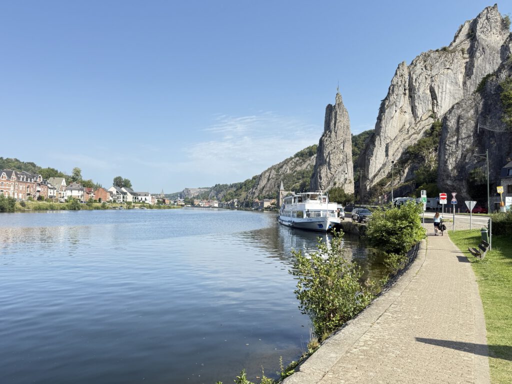 The Meuse with the cliffs of Dinant