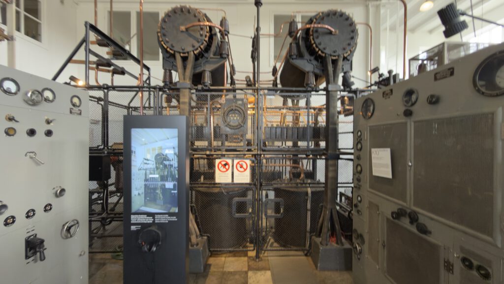 The Alexanderson alternator hall at Grimeton