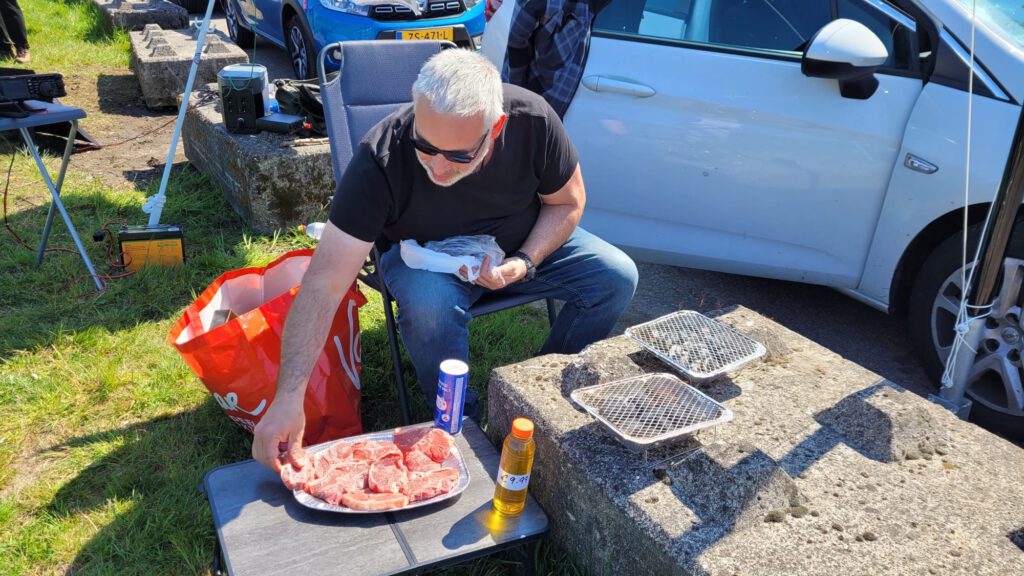 Barbecue time at the field day
